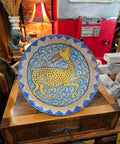 Antique Khorasan Glazed Ceramic Painted Bowl