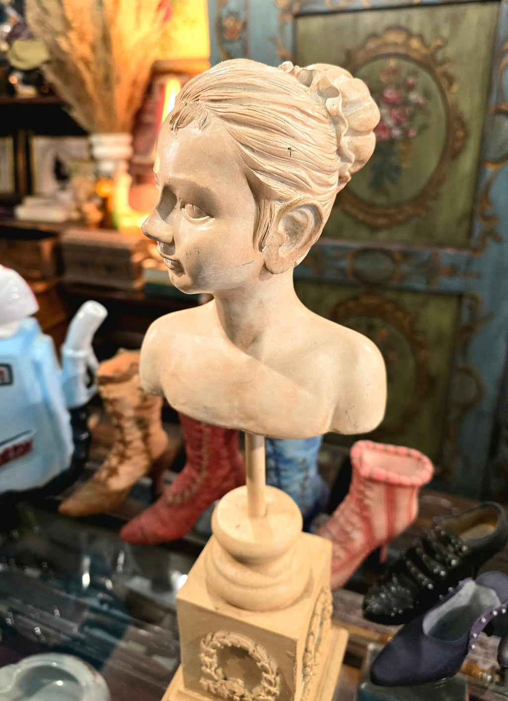Vintage handmade Beautiful Bust Statue