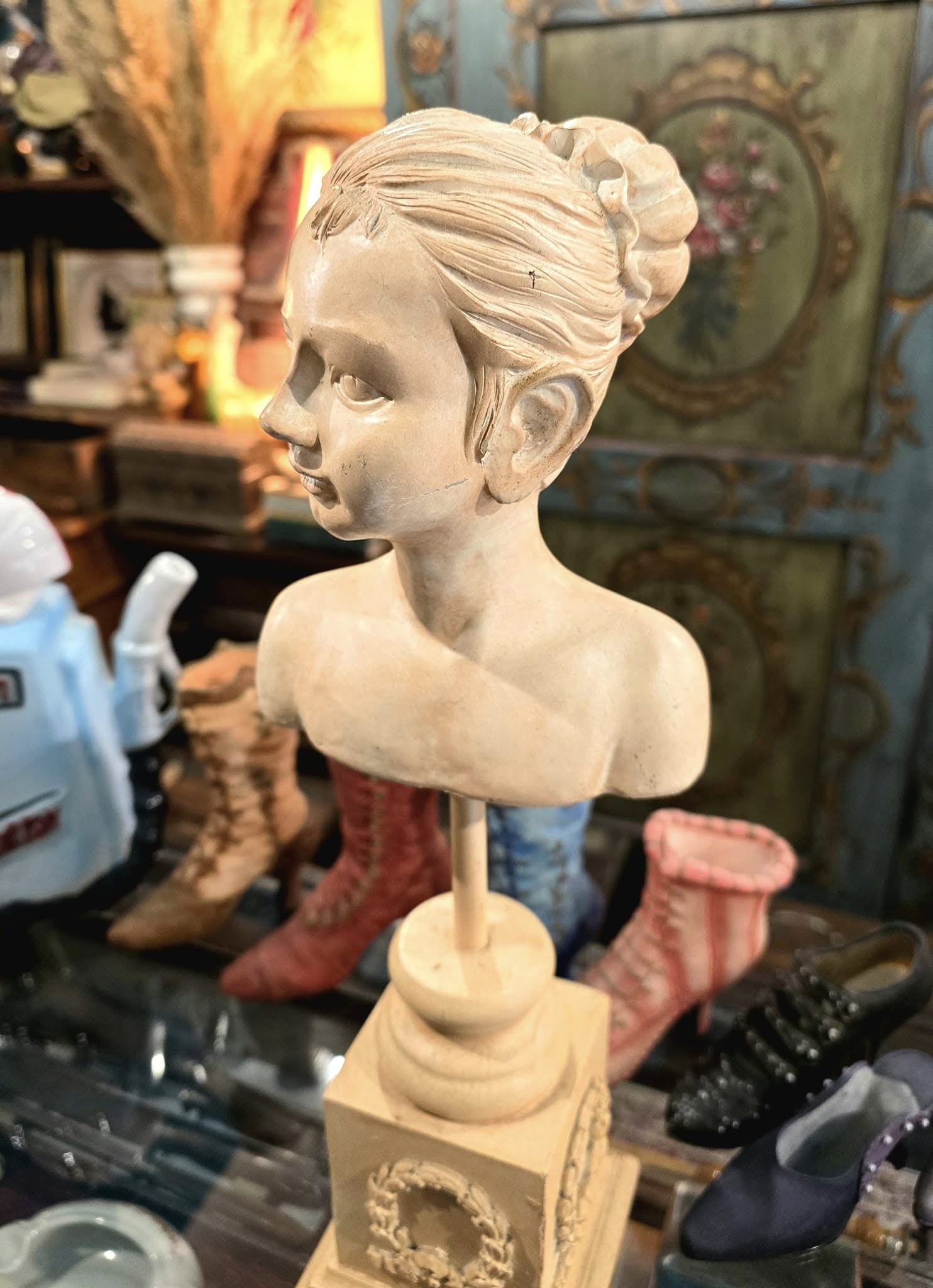 Vintage handmade Beautiful Bust Statue