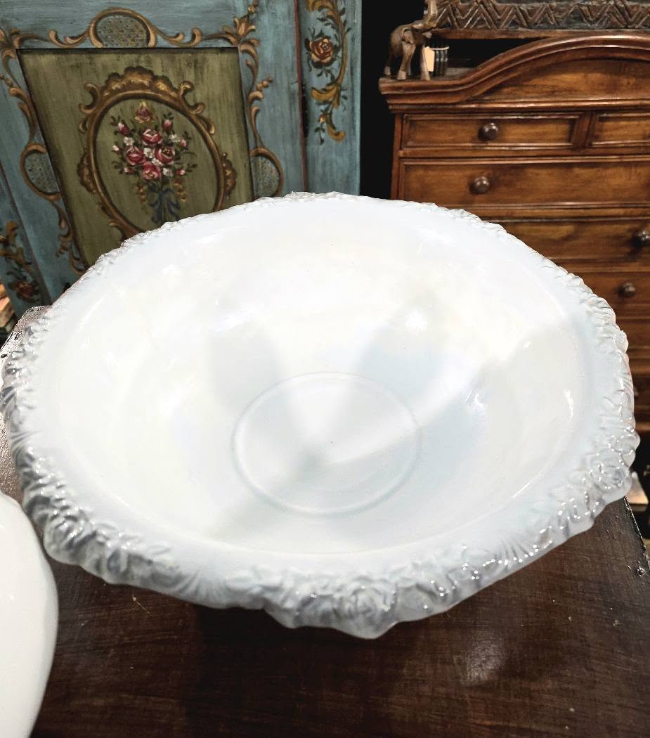 Vintage ceramic decorative pitcher bowl set