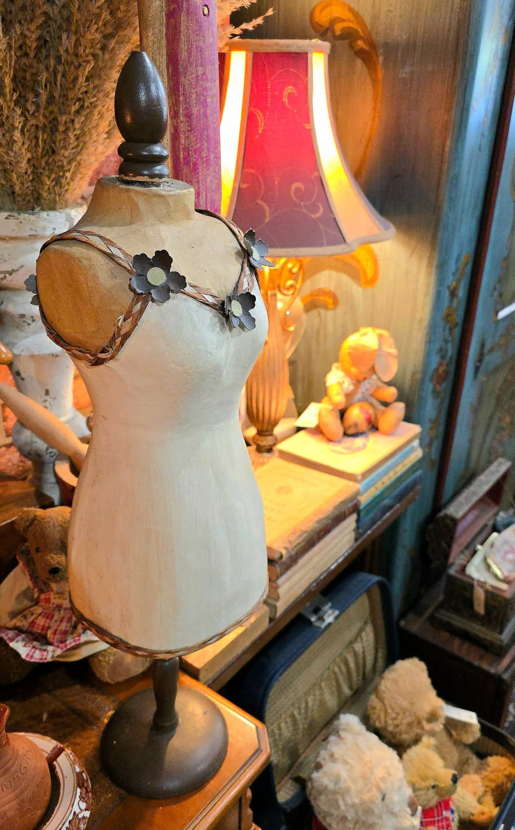 Vintage Beautiful Mannequin Paper Mâché Display