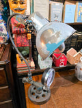 Vintage heavy industrial moving articulated lamp