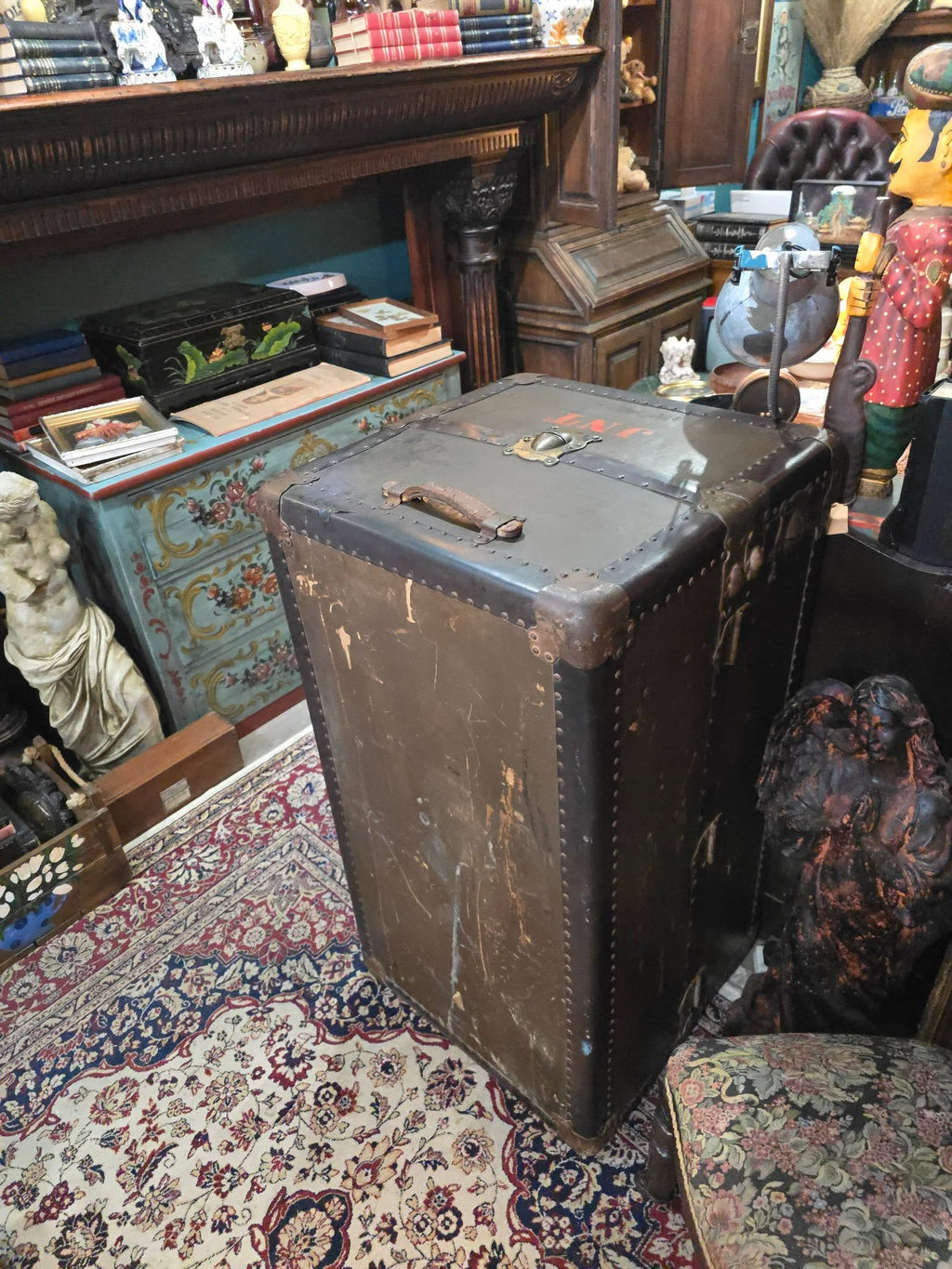 Antique 1910 Wardrobe Trunk by Atkinson & Long