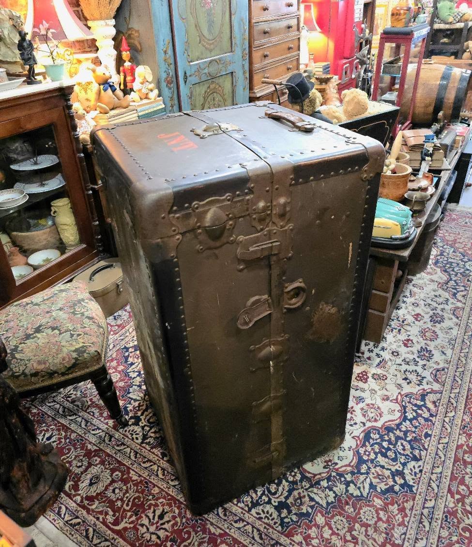Antique 1910 Wardrobe Trunk by Atkinson & Long