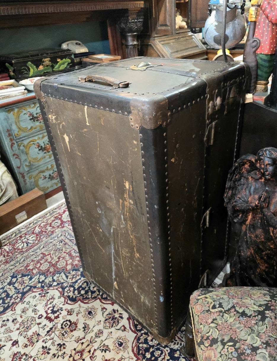 Antique 1910 Wardrobe Trunk by Atkinson & Long