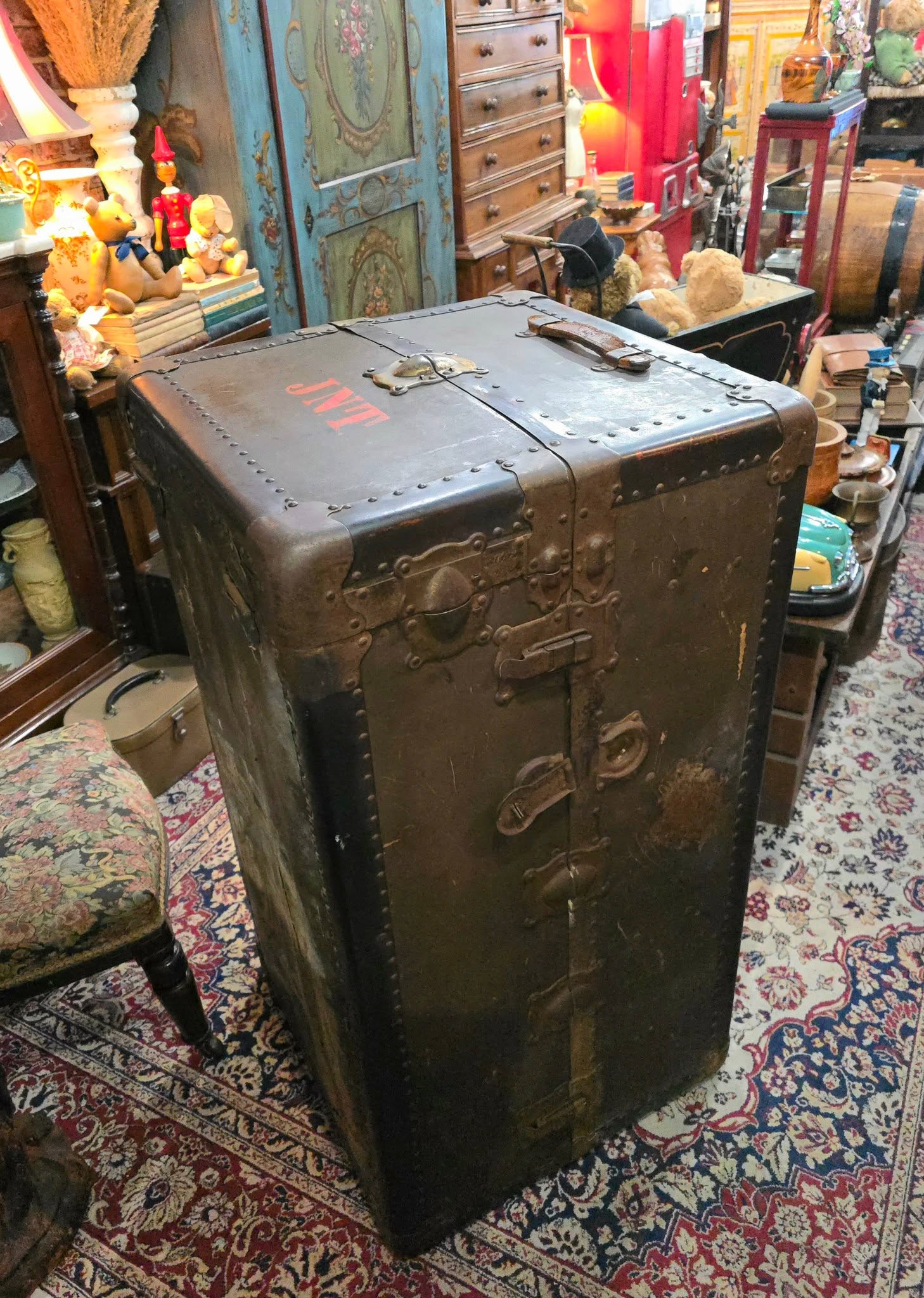 Antique 1910 Wardrobe Trunk by Atkinson & Long