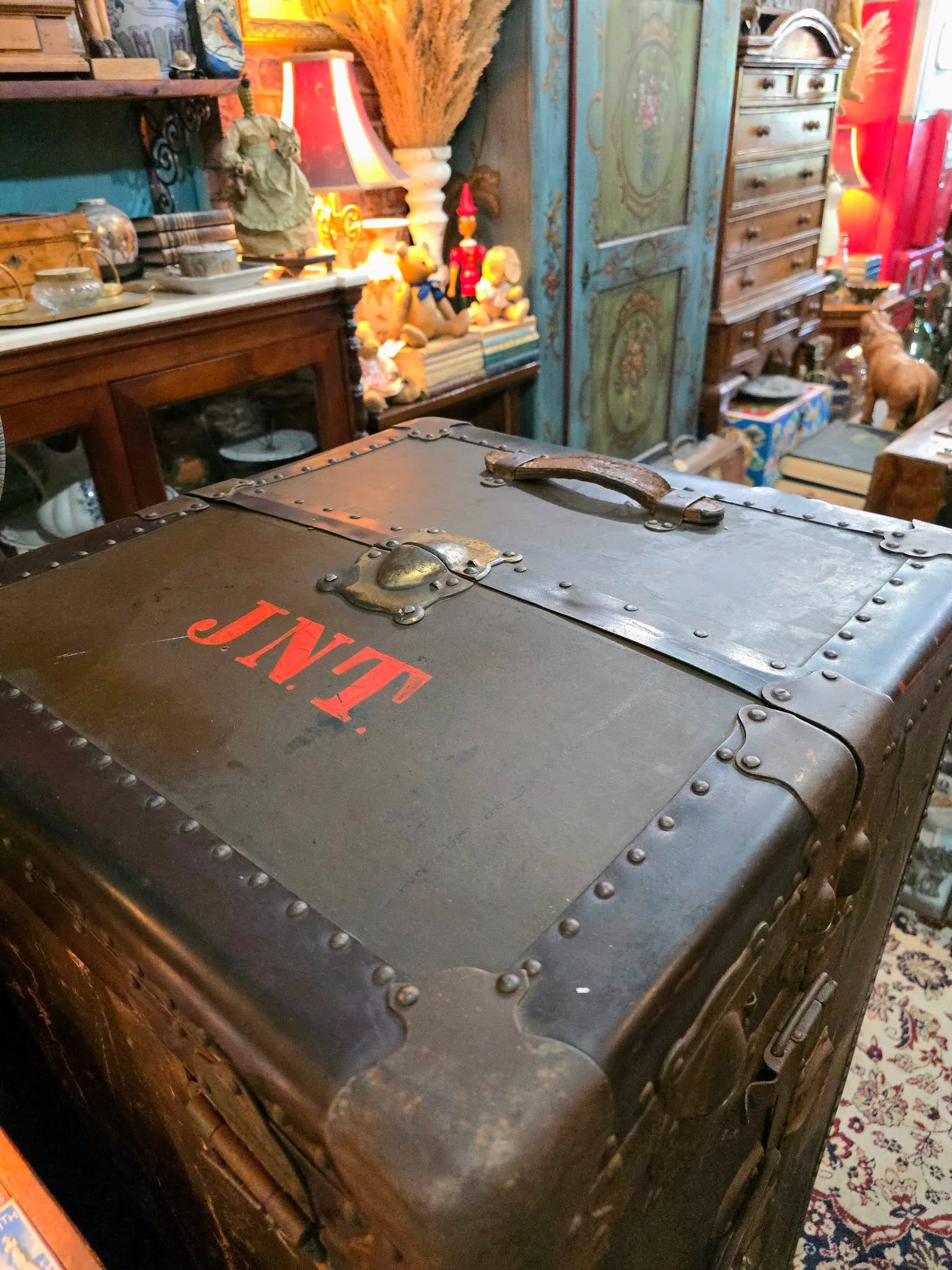 Antique 1910 Wardrobe Trunk by Atkinson & Long