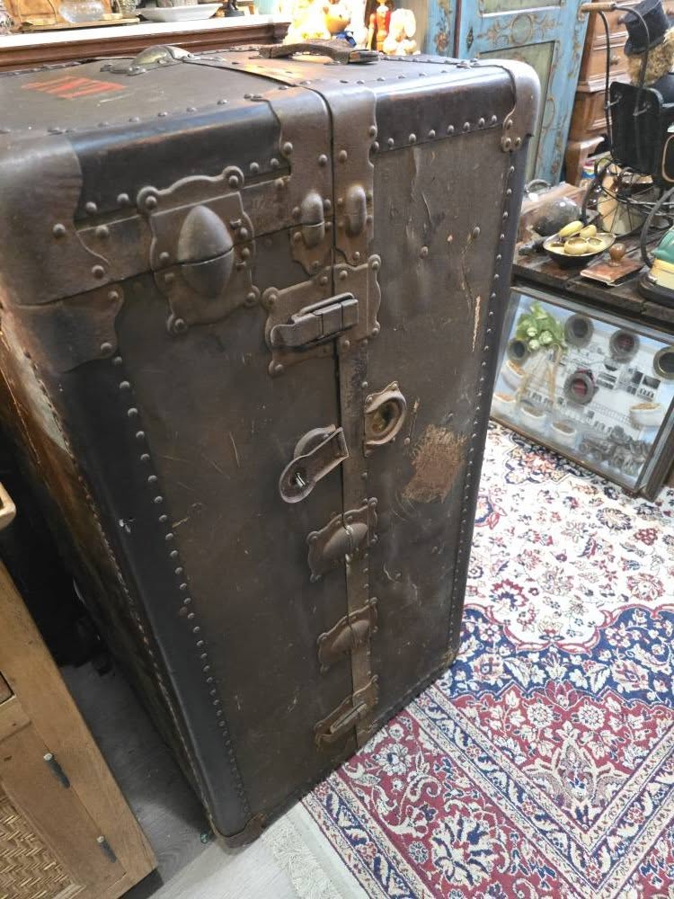 Antique 1910 Wardrobe Trunk by Atkinson & Long