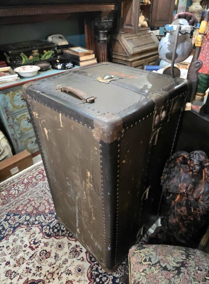 Antique 1910 Wardrobe Trunk by Atkinson & Long