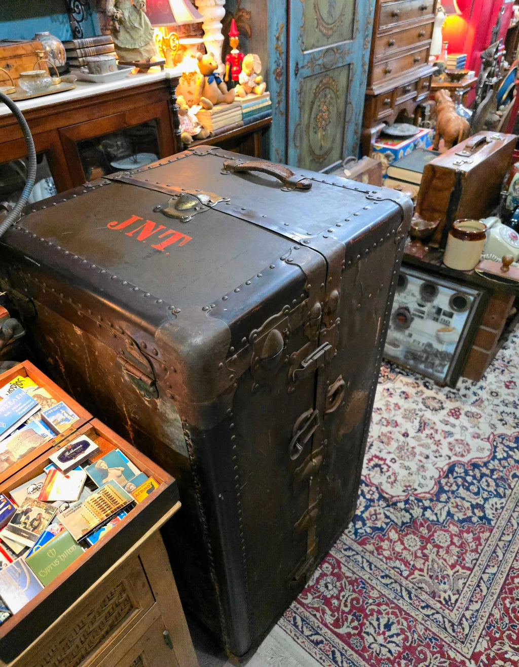 Antique 1910 Wardrobe Trunk by Atkinson & Long