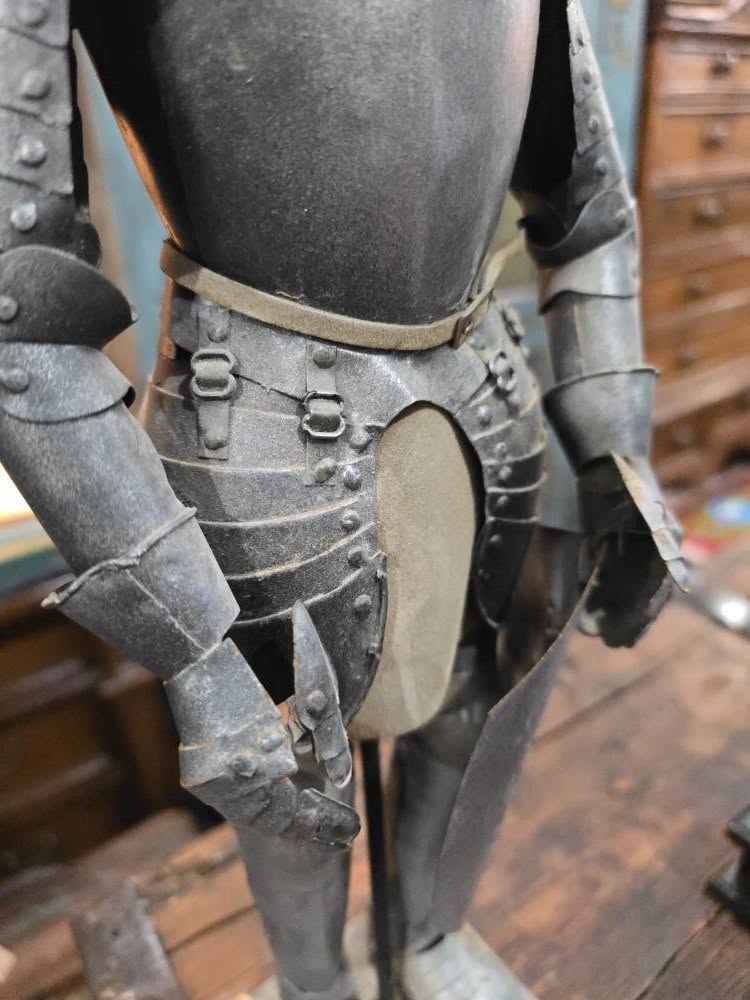 Vintage Medieval Knight Statue Figurines