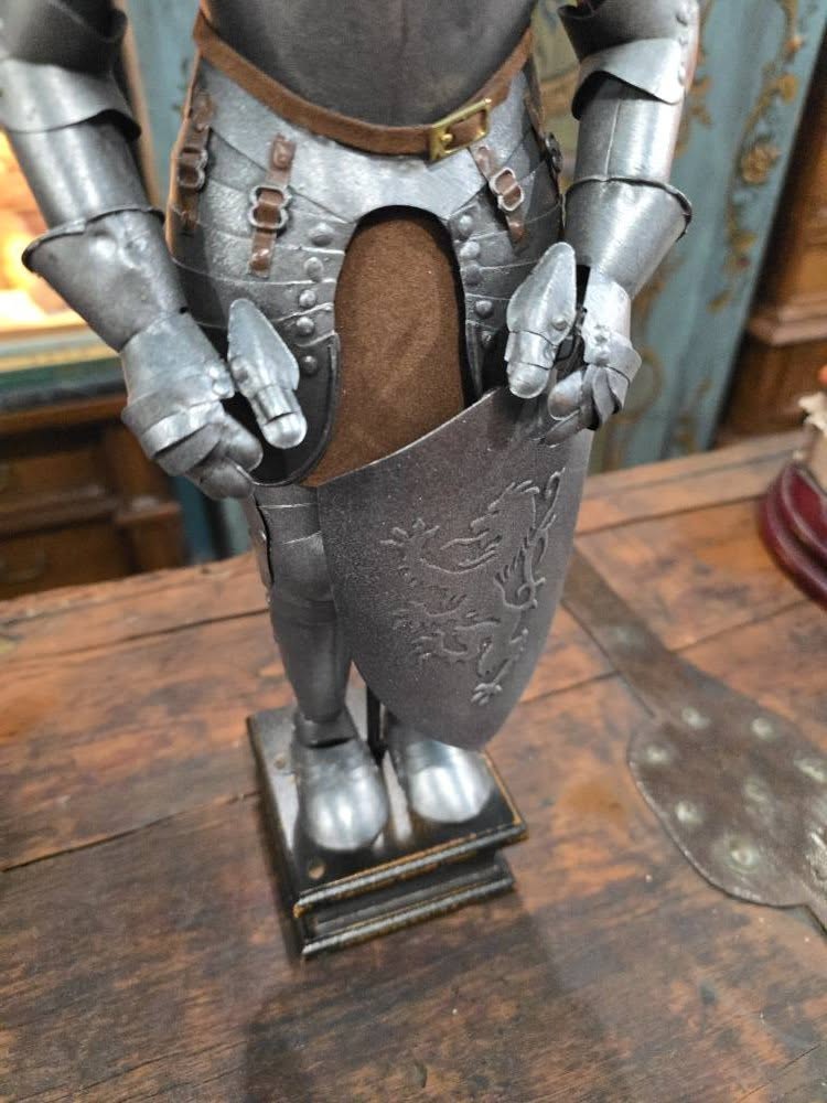 Vintage Medieval Knight Statue Figurines