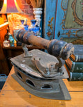 Antique 1900's Victorian large coal iron