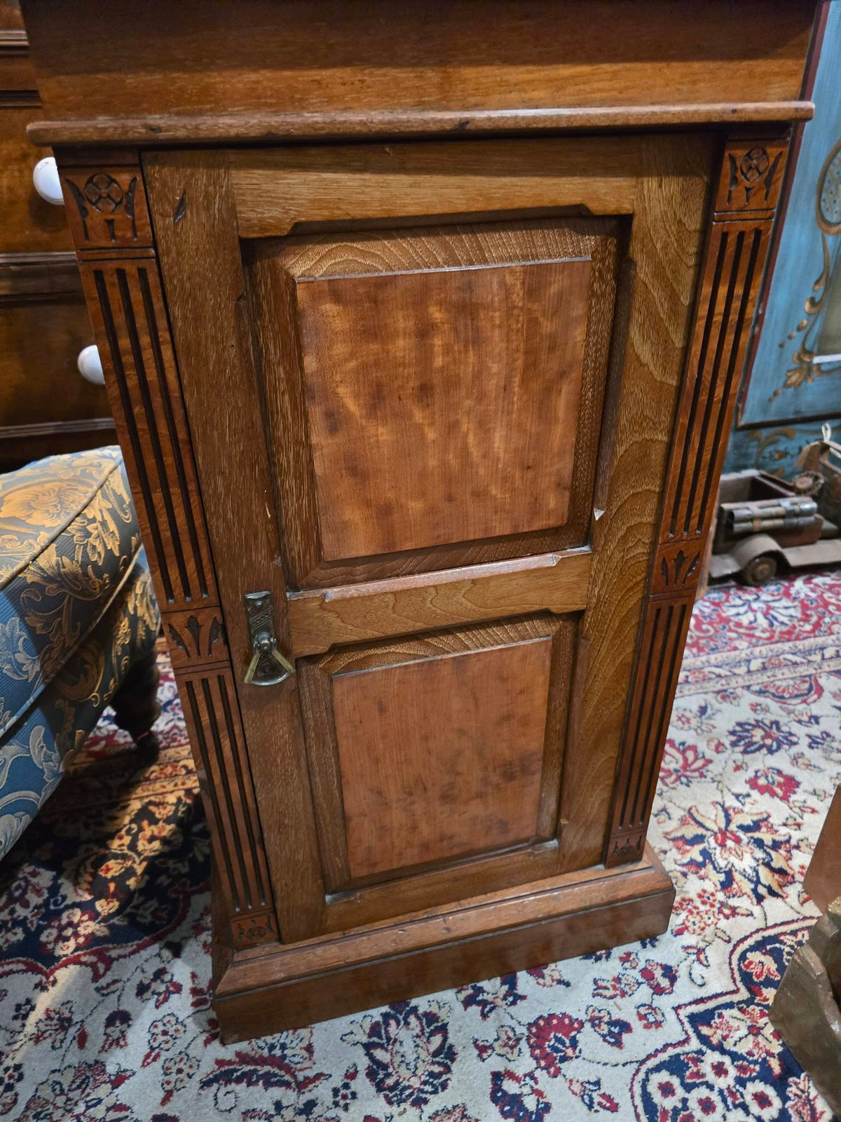 Antique wooden ornate cabinet