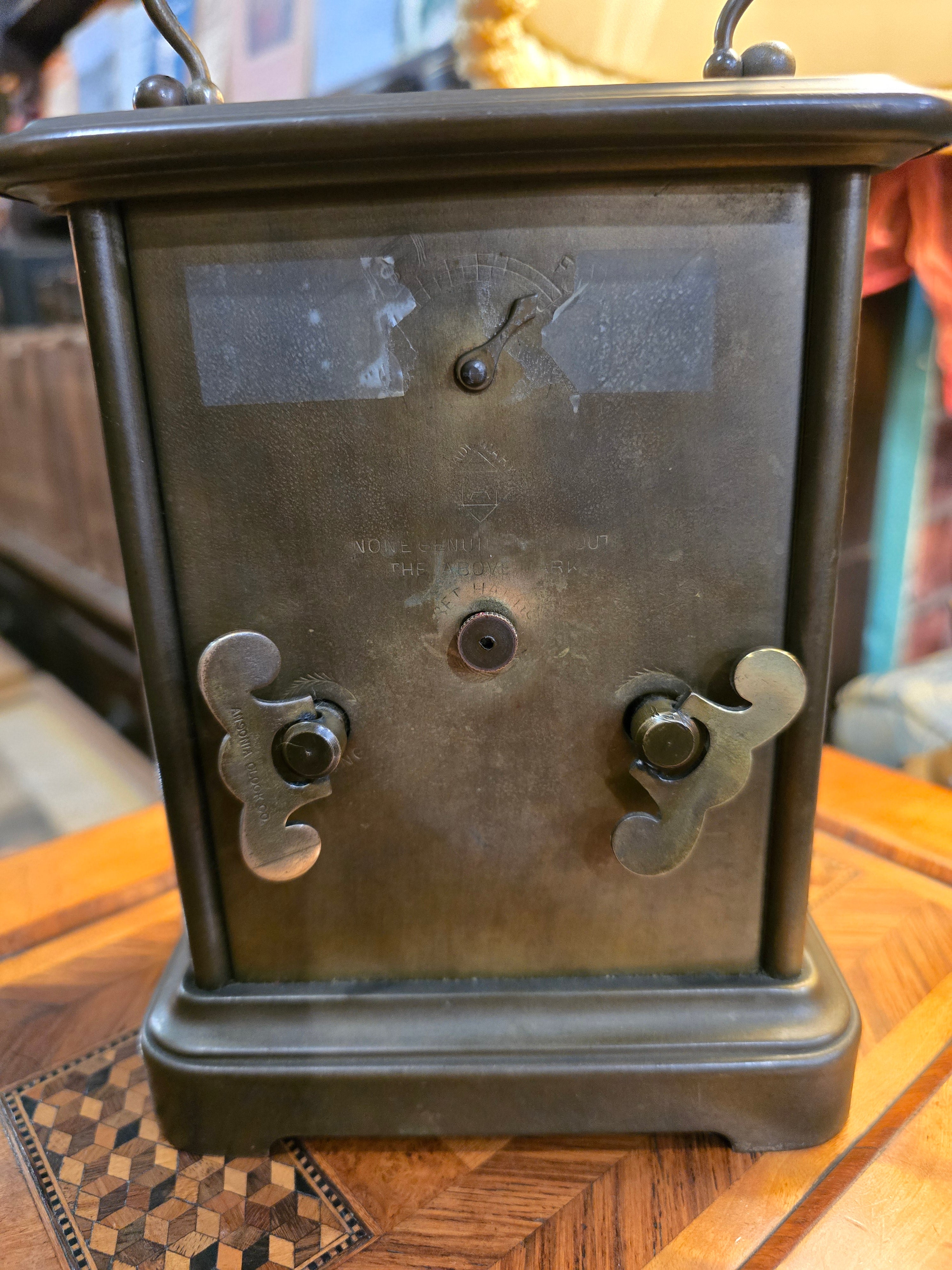 Antique Ansonia carriage clock