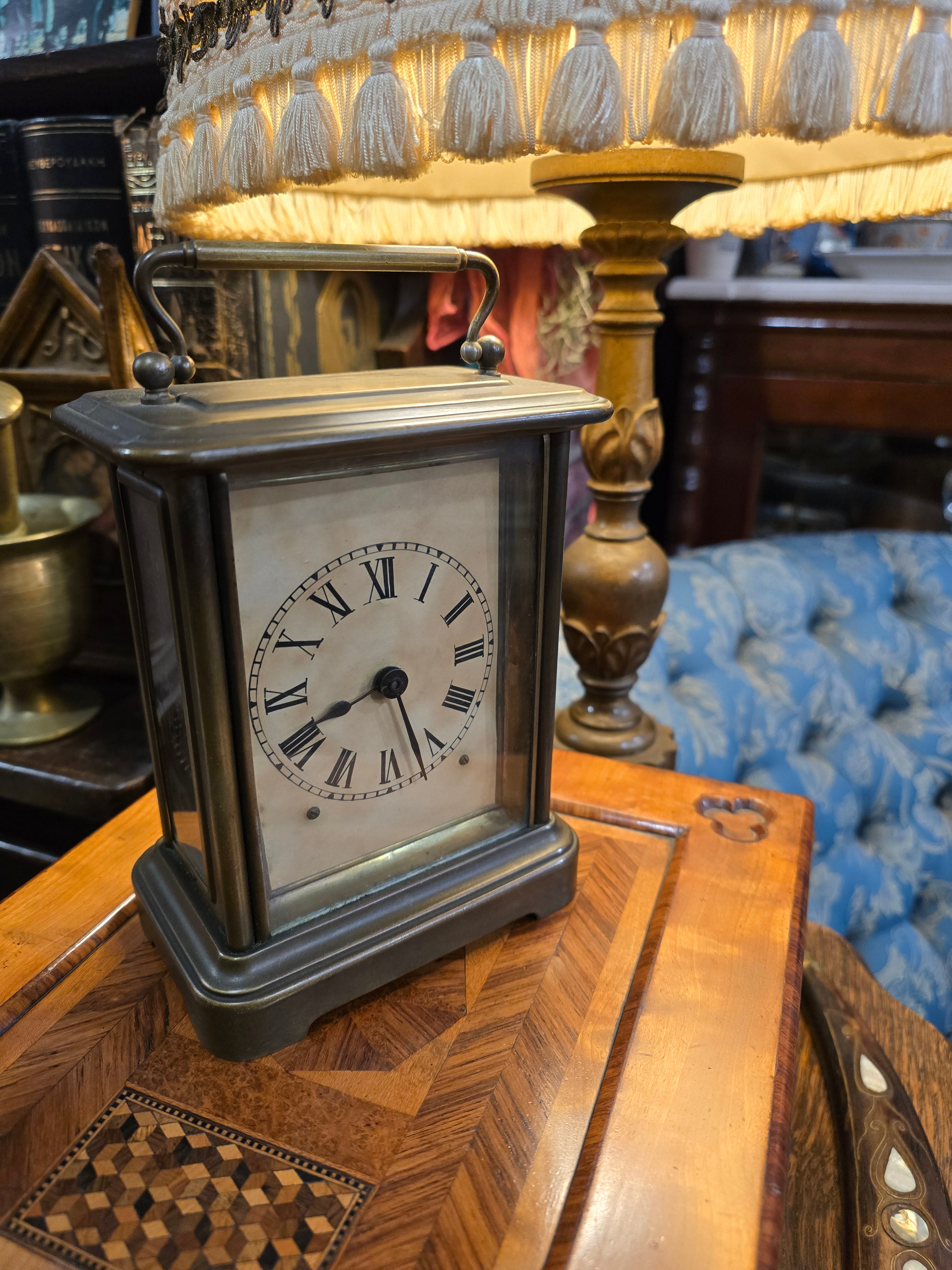 Antique Ansonia carriage clock