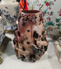 Vintage Chinese Soapstone Carving - Figural Tree Stump Sculpture