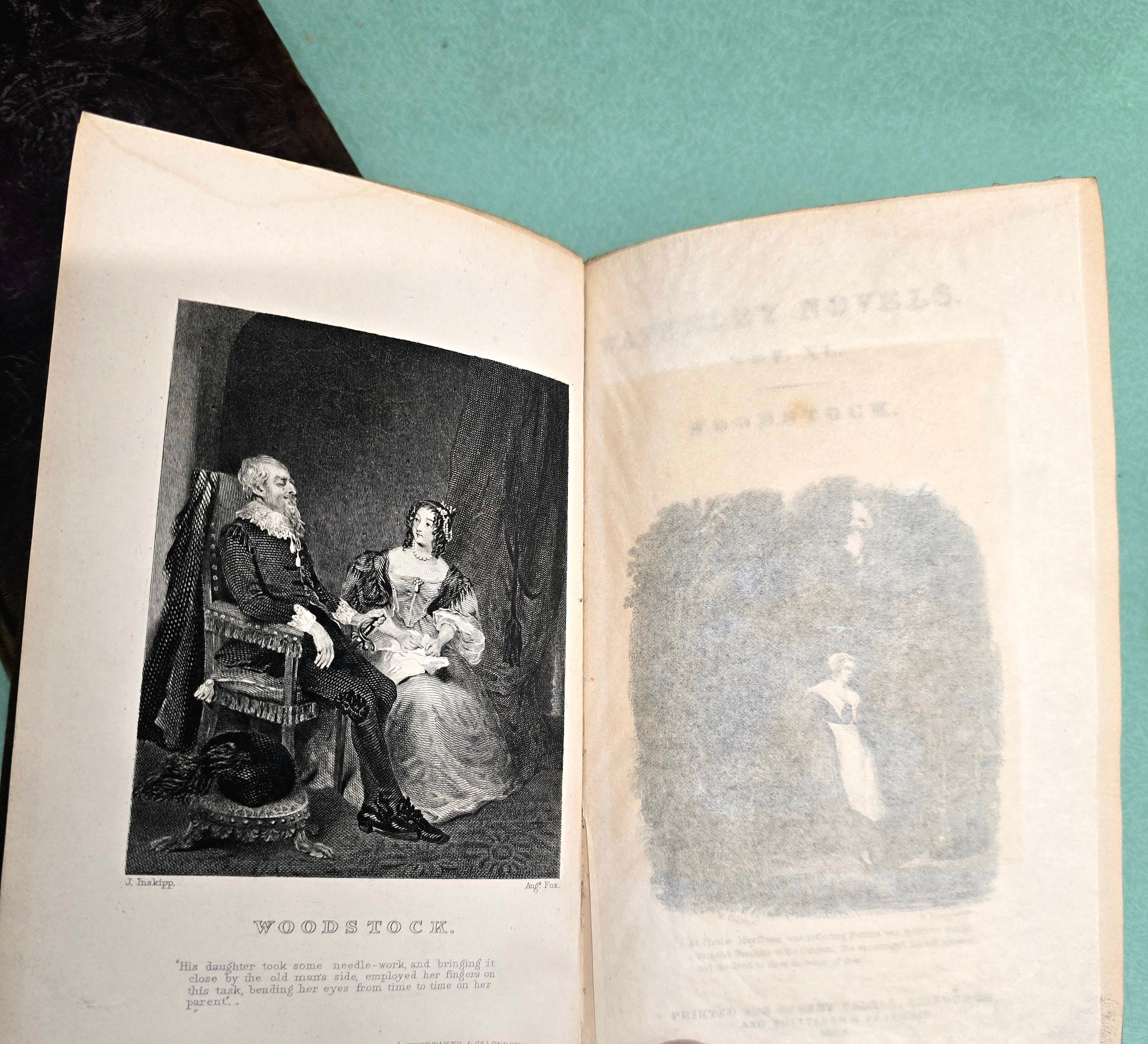 Antique Rare 1829-1833 Waverley Novels Published: Edinburgh Robert Cadell Books