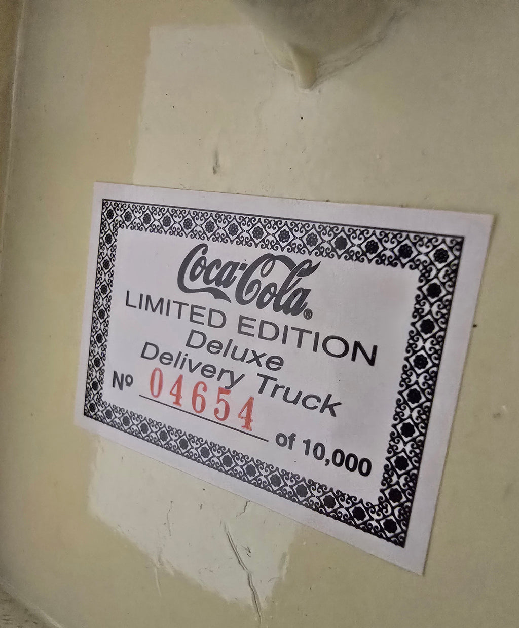 Coca-Cola 1997 Deluxe Delivery Truck 1:3