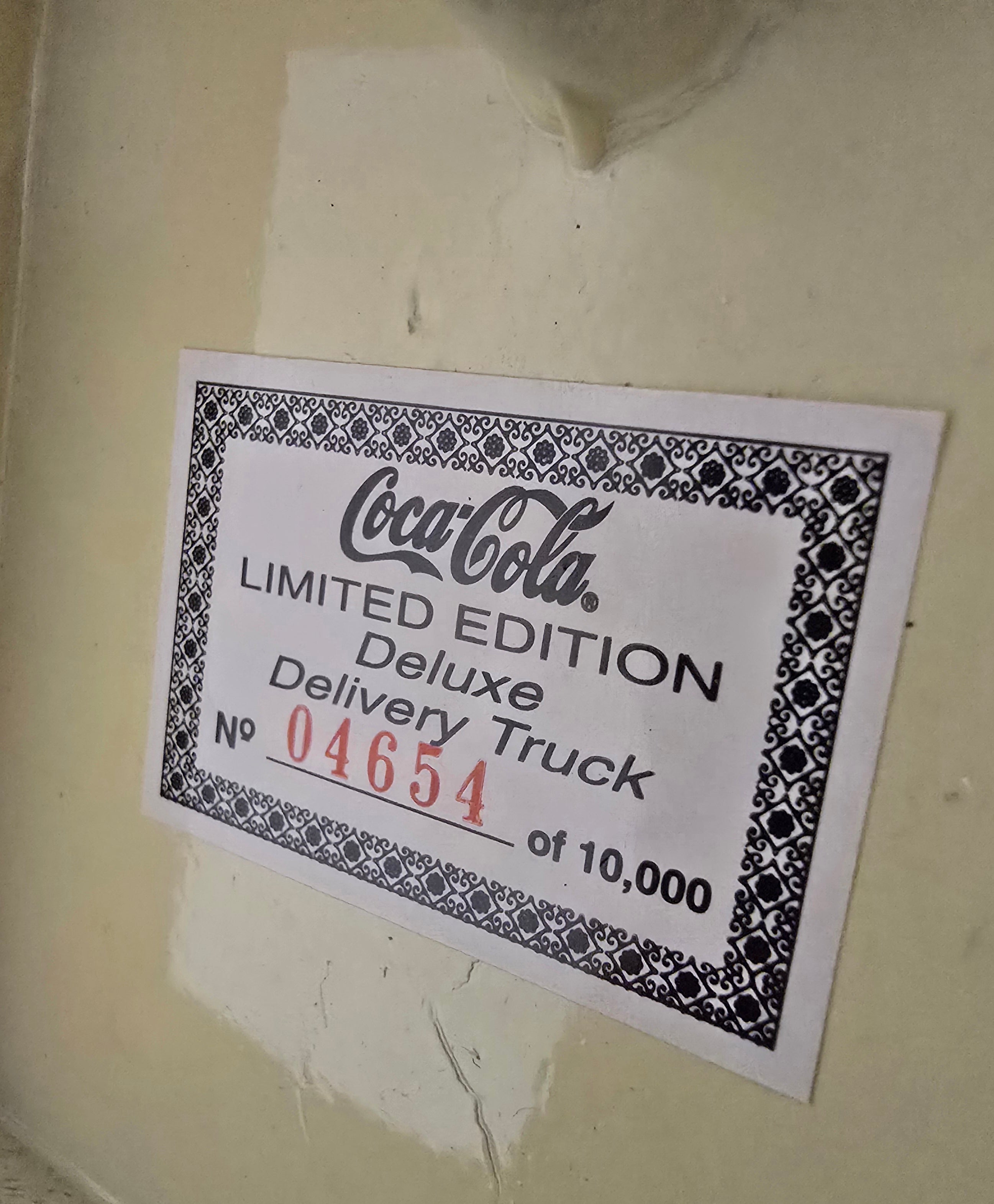 Coca-Cola 1997 Deluxe Delivery Truck 1:3