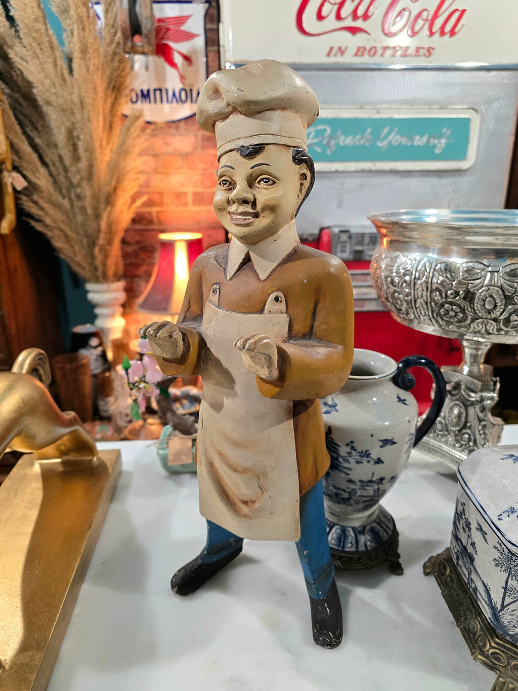 Vintage 1960's baker figurine chef/baker