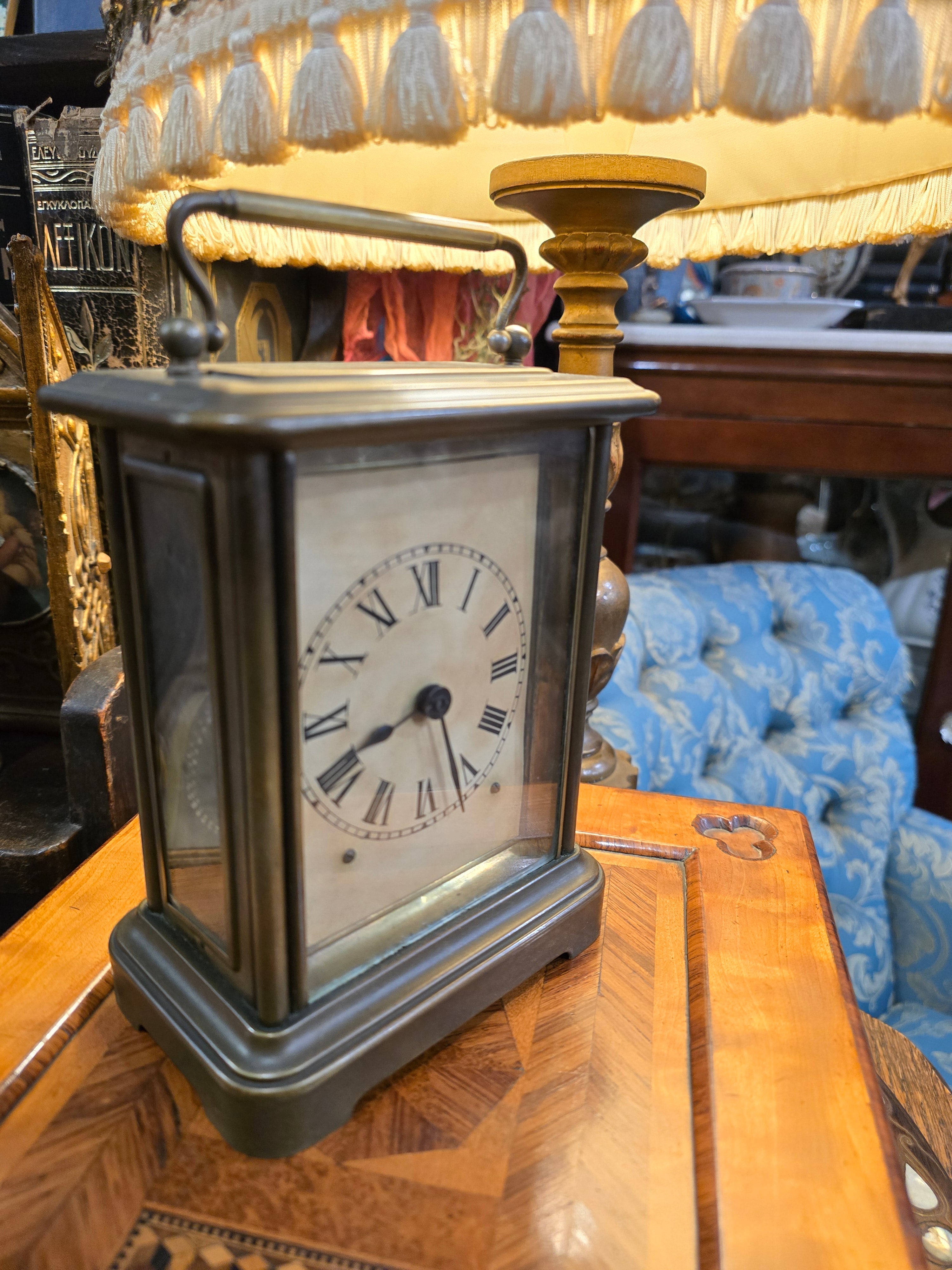 Antique Ansonia carriage clock