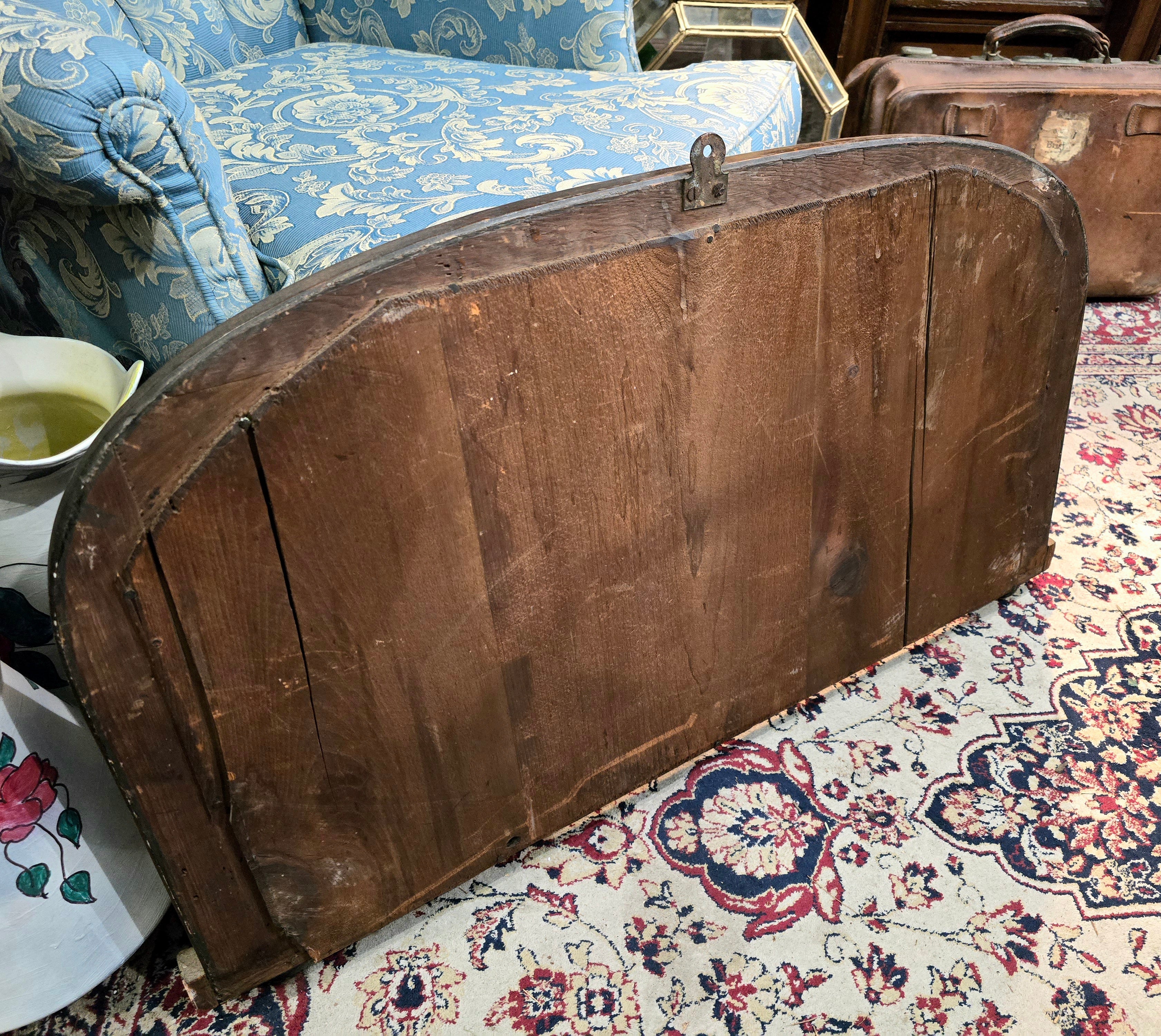 Antique 19th century french original overmantle wall mirror