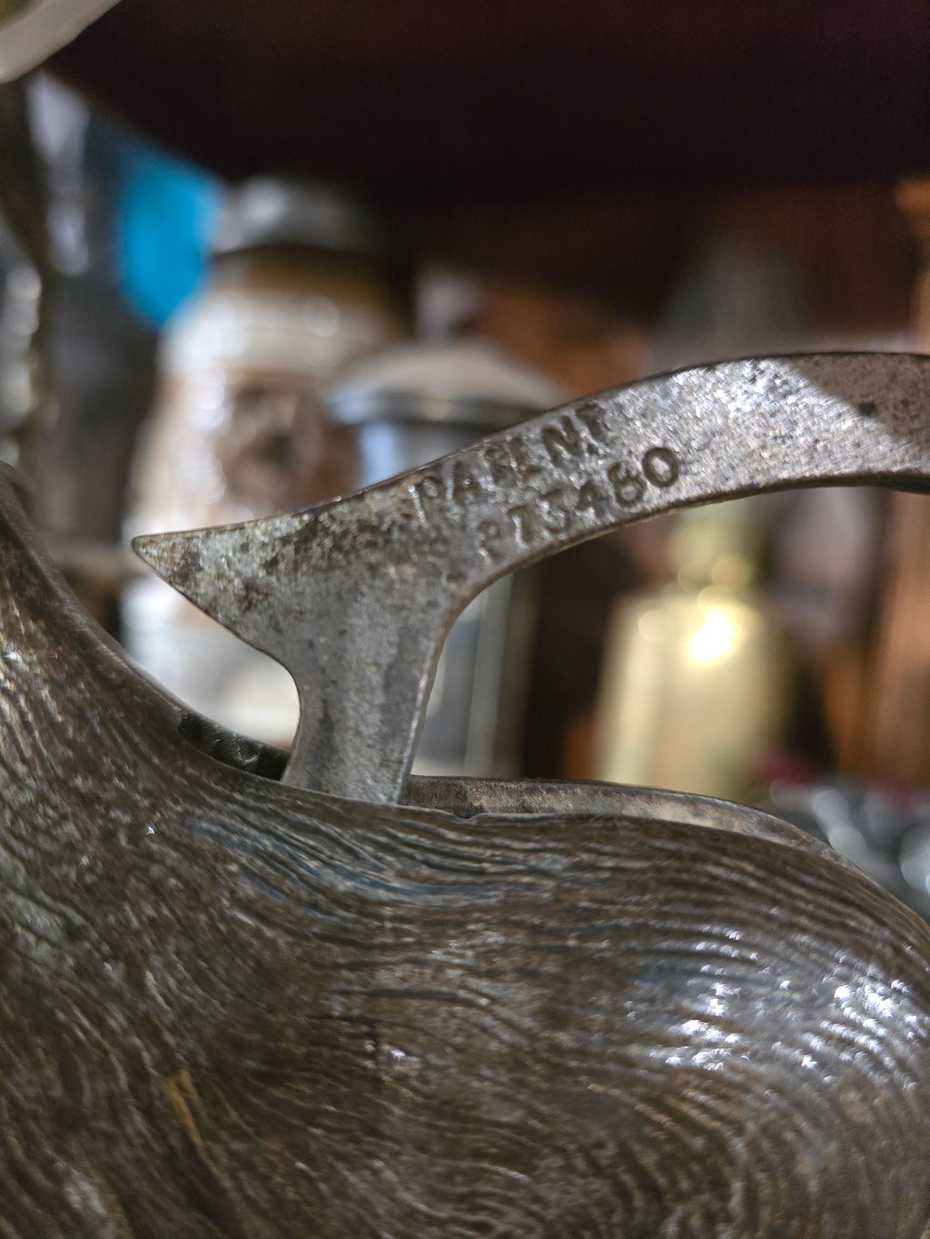 Antique Victorian-era cast iron dog nutcracker