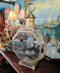 Vintage Art Nouveau Octagon Ceiling floor Light