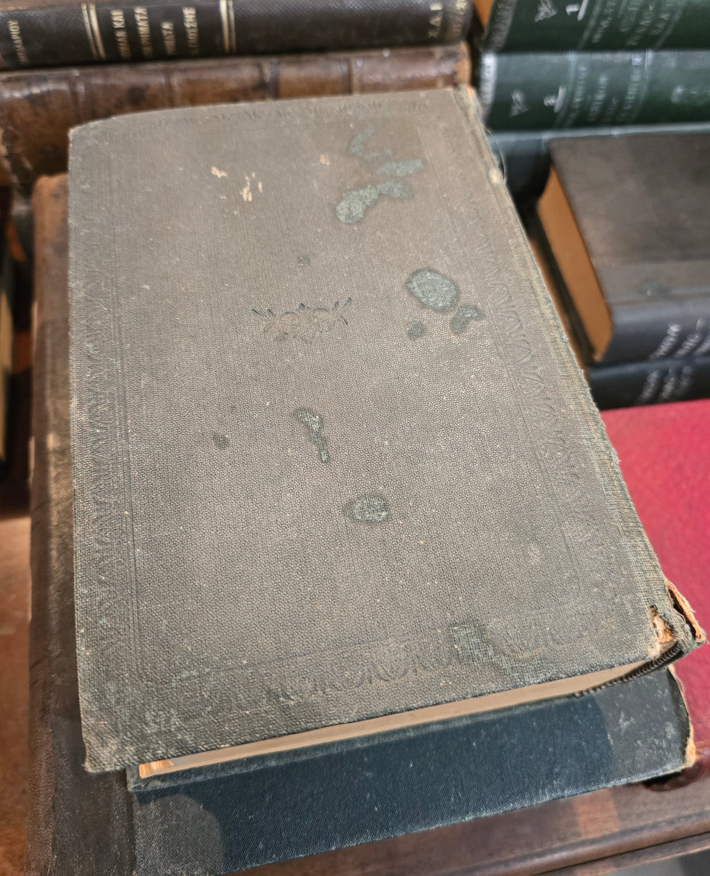 Antique 1888 Greek dictionary by Panagiotis Tzenos in Athens