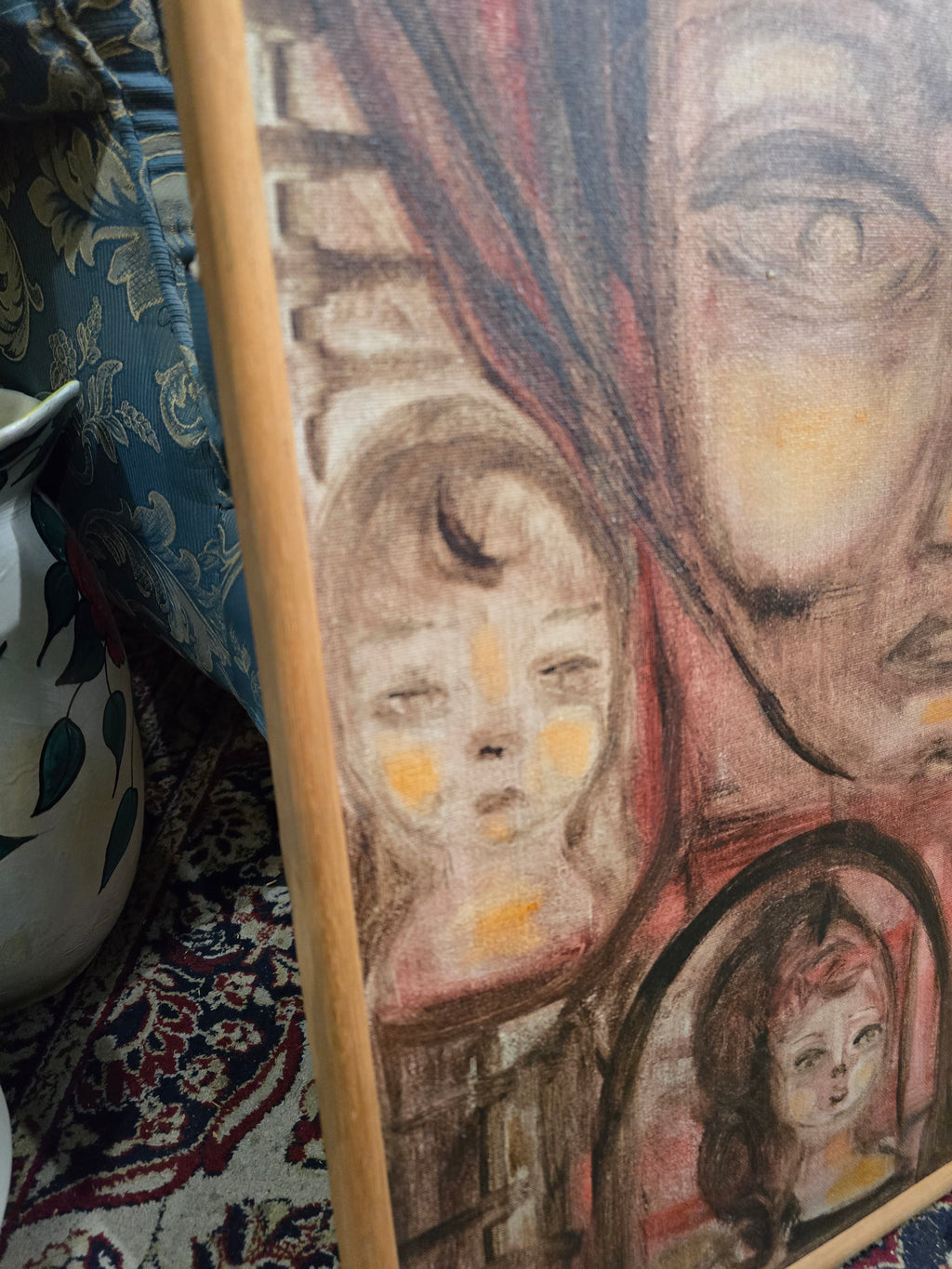 Expressionist painting signed "Stephens" 1977