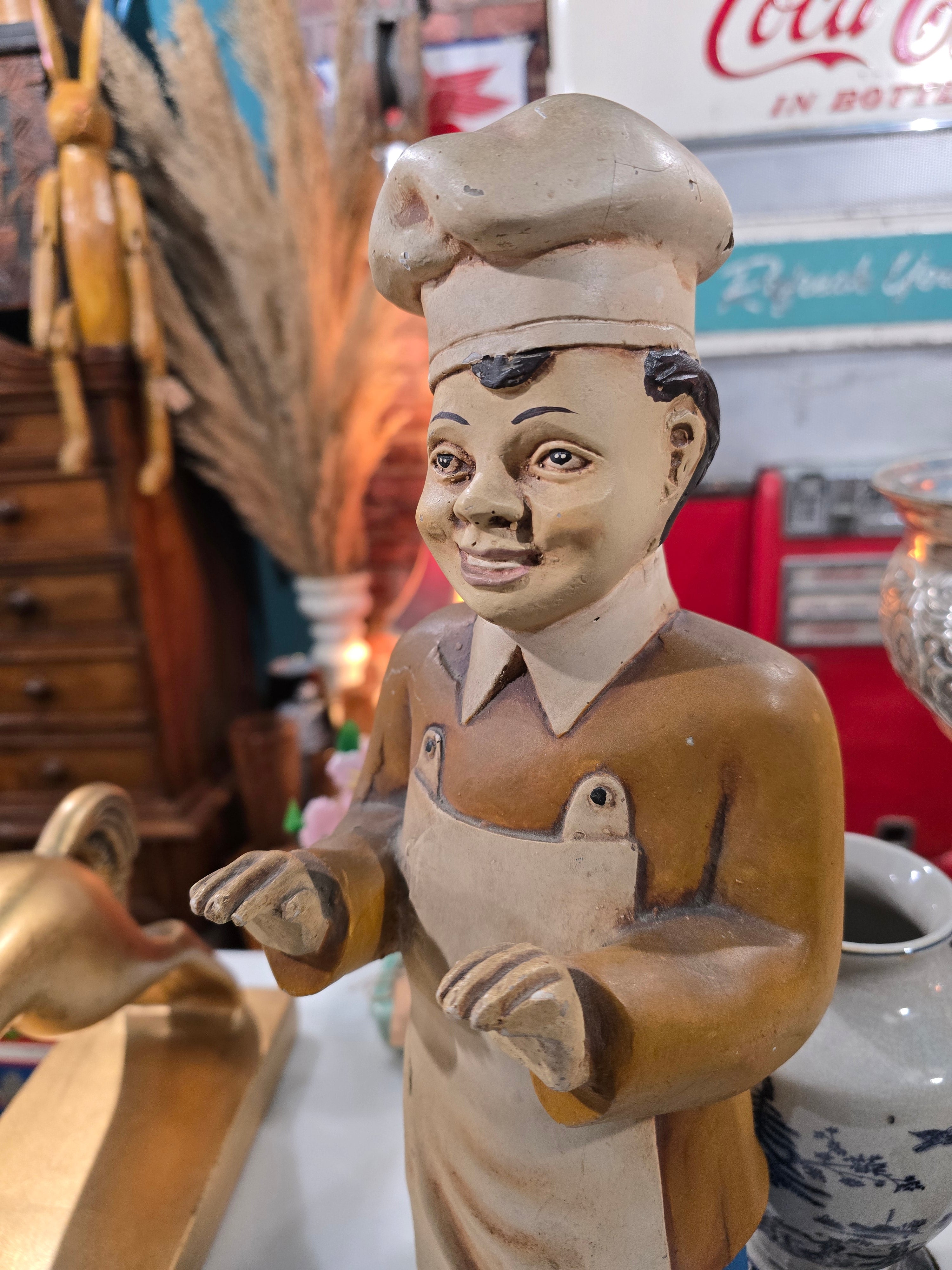Vintage 1960's baker figurine chef/baker