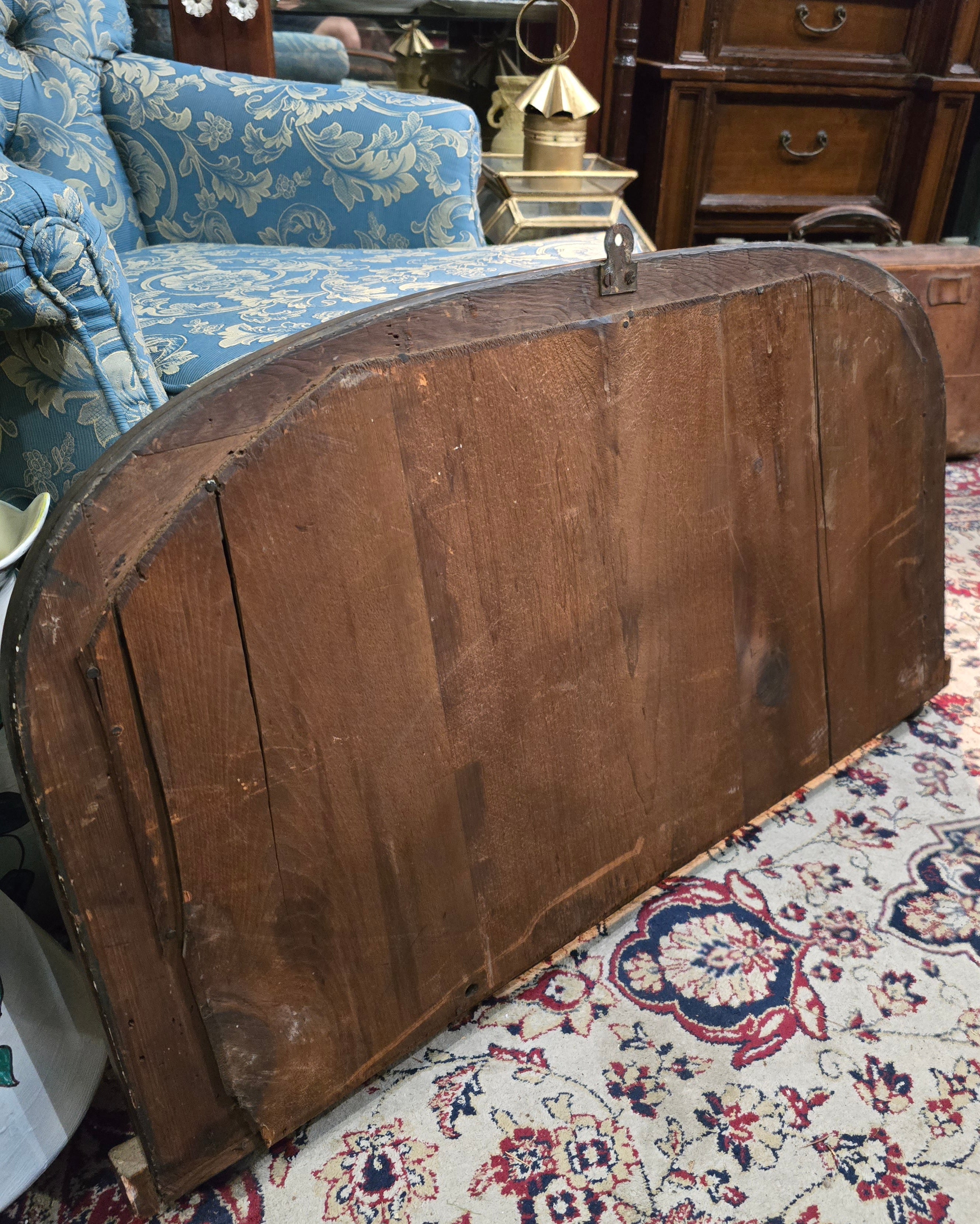 Antique 19th century french original overmantle wall mirror
