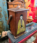 Vintage hand painted wooden box
