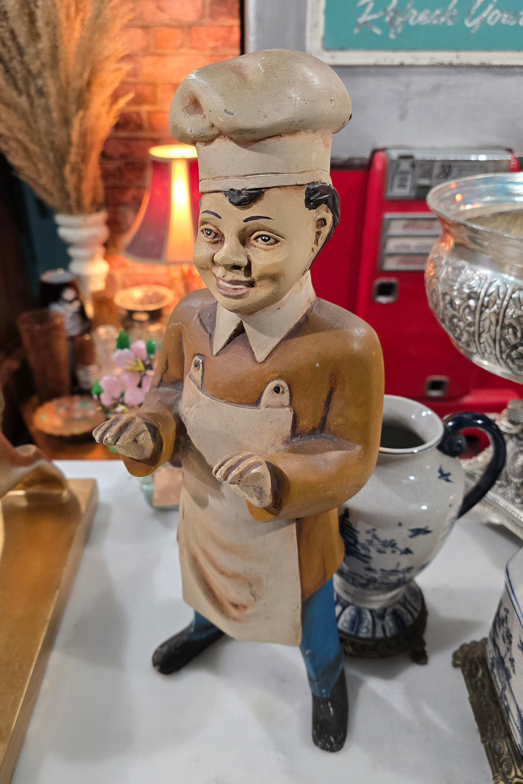 Vintage 1960's baker figurine chef/baker
